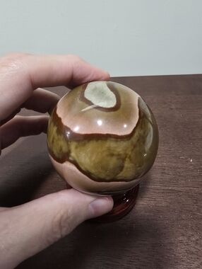 Polychrome Jasper Crystal Sphere 64 mm